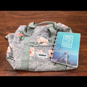 Vooray Duffle Bag and Happy Planner Fitness